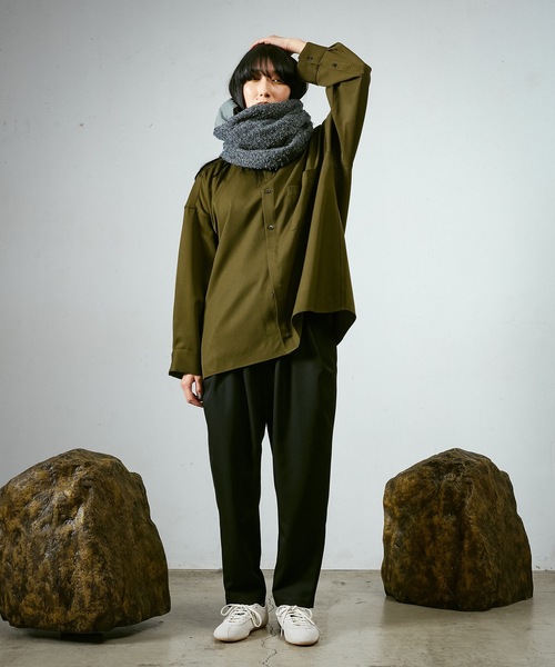 Dulcamara（ドゥルカマラ）の「よそいきオーバータックPT（スラックス・メンズ・ブラック/オリーブ/ネイビー系・0/2/1）」の11枚目の写真