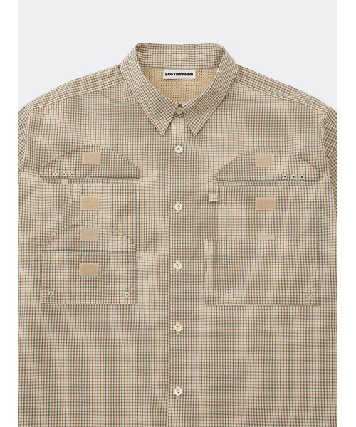 SOFTHYPHEN（ソフトハイフン）の「MULTI POCKETS OVERSIZED S/S SHIRT