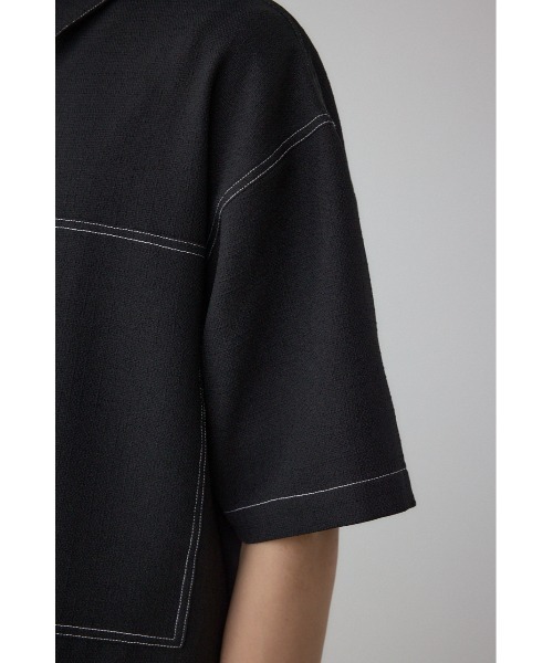 AZUL by moussy(アズールバイマウジー)の「アウトステッチブッチャーシャツ(シャツ/ブラウス・メンズ・グレー/ライトブラウン/ブラック・LARGE/MEDIUM)」の11枚目の写真