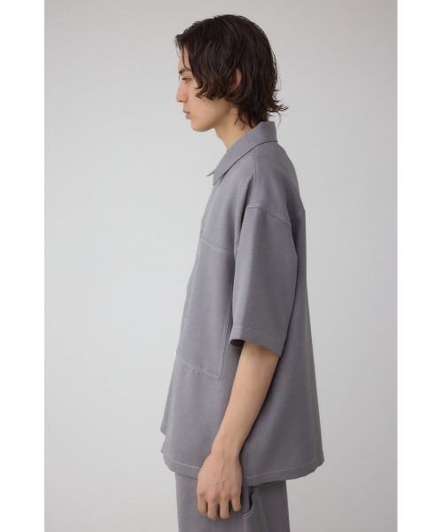 AZUL by moussy(アズールバイマウジー)の「アウトステッチブッチャーシャツ(シャツ/ブラウス・メンズ・グレー/ライトブラウン/ブラック・LARGE/MEDIUM)」の18枚目の写真