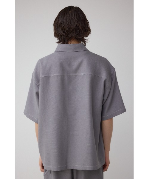 AZUL by moussy(アズールバイマウジー)の「アウトステッチブッチャーシャツ(シャツ/ブラウス・メンズ・グレー/ライトブラウン/ブラック・LARGE/MEDIUM)」の19枚目の写真