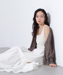 N.（N. Natural Beauty Basic） | シアートリムタンクトップ(タンクトップ)