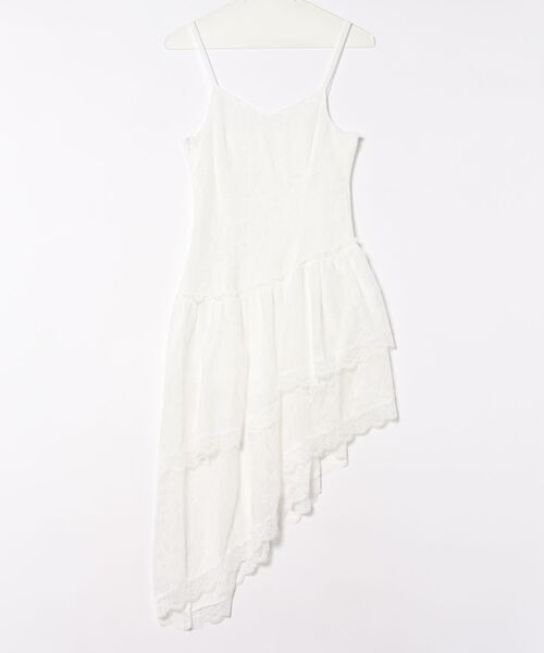 ANAP（アナップ）の「レースフリルミニキャミワンピース（ワンピース・レディース・ホワイト/ブラック・FREE）」の20枚目の写真