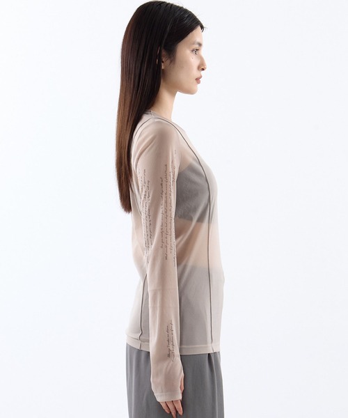 Tattoo Skin Mesh Top(FREE BEIGE): STUDIOUS: WOMENS