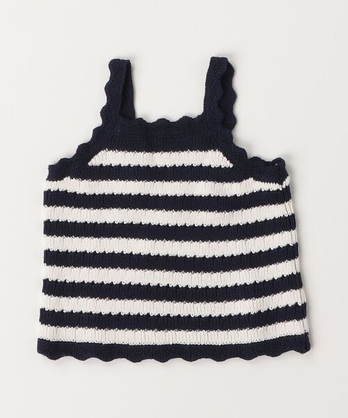 GAP(ギャップ)の「スカラップ クロシェ タンクトップ (幼児・ベビー)(ニット/セーター・キッズ・レッド/ネイビー・80cm/90cm/95cm/100cm/105cm/70cm/110cm)」の3枚目の写真