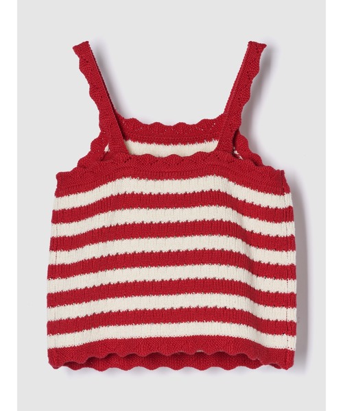 GAP(ギャップ)の「スカラップ クロシェ タンクトップ (幼児・ベビー)(ニット/セーター・キッズ・レッド/ネイビー・80cm/90cm/95cm/100cm/105cm/70cm/110cm)」の5枚目の写真