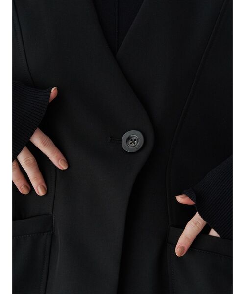 UN3D.(アンスリード)の「SHEER POCKET 2WAY COCOON VEST / シアーポケット2WAYコクーンベスト(ベスト・レディース・ブラック/グレー・38/36)」の19枚目の写真