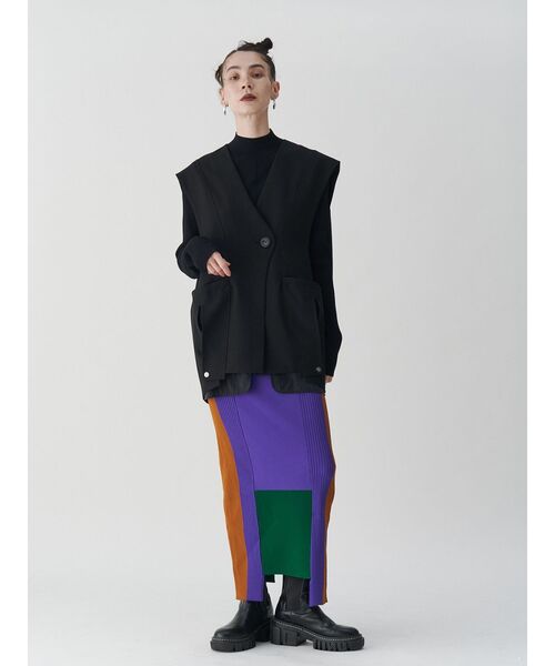 SHEER POCKET 2WAY COCOON VEST / シアーポケット2WAYコクーン
