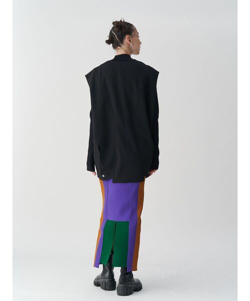 ベスト ジレ SHEER POCKET 2WAY COCOON VEST / シアーポケット2WAYコクーンベスト レディース SHEER POCKET 2WAY COCOON VEST / シアーポケット2WAYコクーン