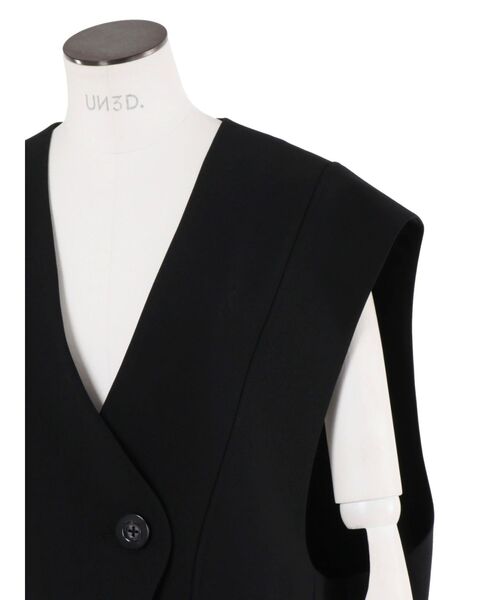 ベスト ジレ SHEER POCKET 2WAY COCOON VEST / シアーポケット2WAYコクーンベスト レディース SHEER POCKET 2WAY COCOON VEST / シアーポケット2WAYコクーン