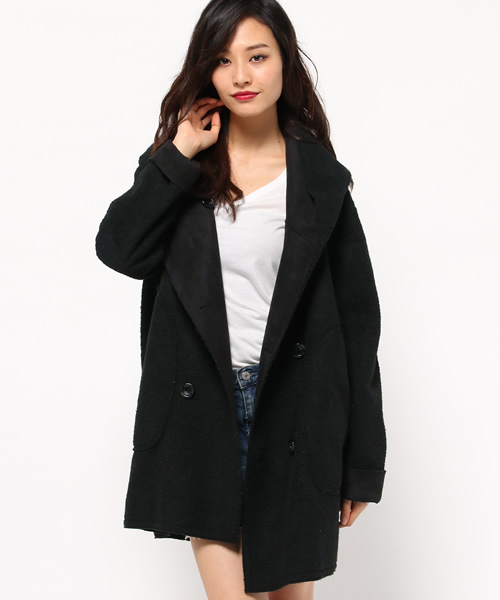 HYSTERIC GLAMOUR（ヒステリックグラマー）の「リバーシブルボアロング