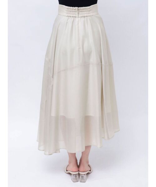 LAGUNAMOON(ラグナムーン)の「シアーイレヘムフレアスカート(スカート・レディース・チャコールグレー/ライトグレー・SMALL/MEDIUM)」の12枚目の写真