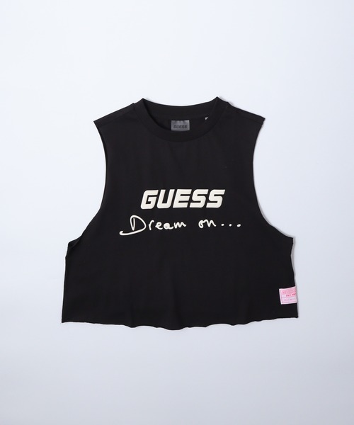 Guess(ゲス)の「GUESS DALYA TANK TOP タンクトップ(タンクトップ・レディース・ピンク/ブラック・M/S)」の5枚目の写真