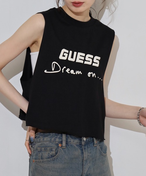 Guess(ゲス)の「GUESS DALYA TANK TOP タンクトップ(タンクトップ・レディース・ピンク/ブラック・M/S)」の20枚目の写真