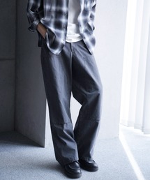 RATTLE TRAP | コットンダックダブルニーワイド5Pパンツ(チノパンツ)