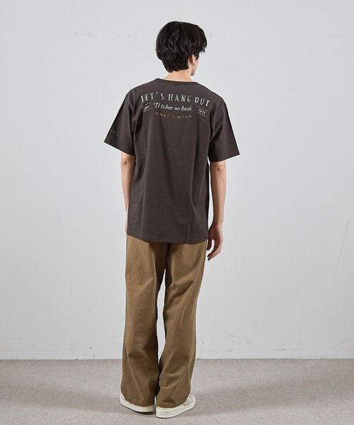 RATTLE TRAP(ラトルトラップ)の「コットンダックダブルニーワイド5Pパンツ(チノパンツ・メンズ・ブラック/ベージュ/グレー・S/L/M)」の7枚目の写真