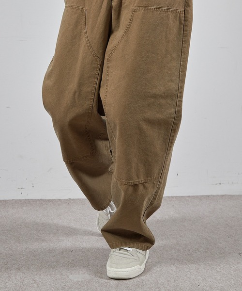 RATTLE TRAP(ラトルトラップ)の「コットンダックダブルニーワイド5Pパンツ(チノパンツ・メンズ・ブラック/ベージュ/グレー・S/L/M)」の13枚目の写真