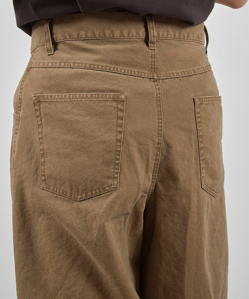 RATTLE TRAP(ラトルトラップ)の「コットンダックダブルニーワイド5Pパンツ(チノパンツ・メンズ・ブラック/ベージュ/グレー・S/L/M)」の14枚目の写真