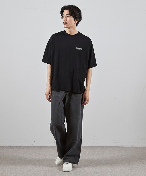 RATTLE TRAP(ラトルトラップ)の「コットンダックダブルニーワイド5Pパンツ(チノパンツ・メンズ・ブラック/ベージュ/グレー・S/L/M)」の17枚目の写真