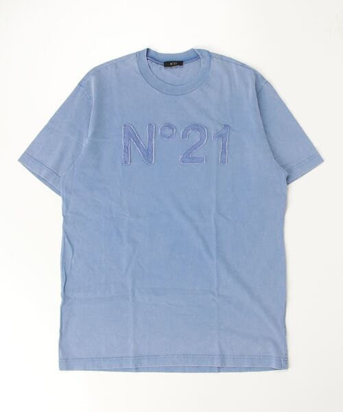 美品✨N°21 ヌメロヴェントゥーノ ロゴTシャツ 36 ヌメロヴェントゥーノ N21 ロゴ 半袖T-シャツ （WHITE
