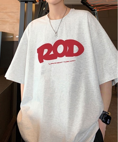 Evo+Revo(エボレボ)の「1枚で着ても”キマる”Tシャツ ロゴプリント オーバーサイズTシャツ / ユニセックス(Tシャツ/カットソー・メンズ・杢グレー/ホワイト/ブラック・M/L/XL)」の3枚目の写真