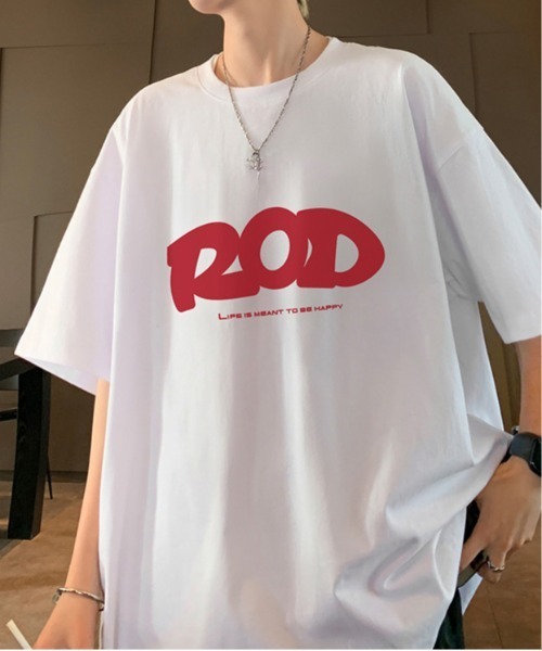 Evo+Revo(エボレボ)の「1枚で着ても”キマる”Tシャツ ロゴプリント オーバーサイズTシャツ / ユニセックス(Tシャツ/カットソー・メンズ・杢グレー/ホワイト/ブラック・M/L/XL)」の2枚目の写真