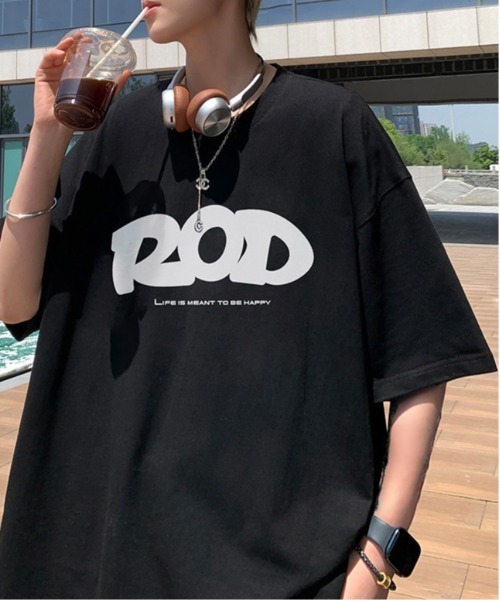 Evo+Revo(エボレボ)の「1枚で着ても”キマる”Tシャツ ロゴプリント オーバーサイズTシャツ / ユニセックス(Tシャツ/カットソー・メンズ・杢グレー/ホワイト/ブラック・M/L/XL)」の1枚目の写真