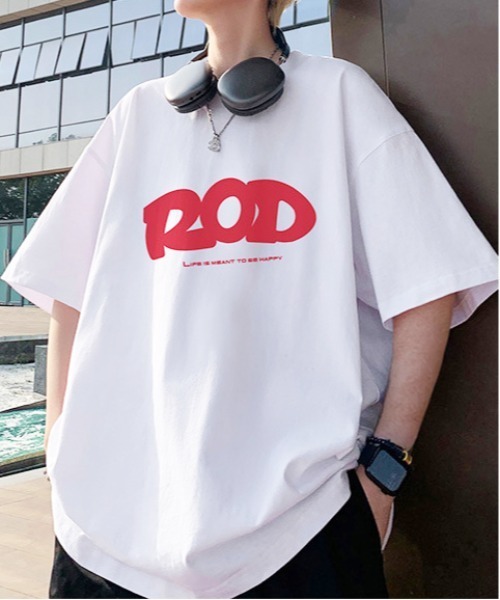 Evo+Revo(エボレボ)の「1枚で着ても”キマる”Tシャツ ロゴプリント オーバーサイズTシャツ / ユニセックス(Tシャツ/カットソー・メンズ・杢グレー/ホワイト/ブラック・M/L/XL)」の6枚目の写真