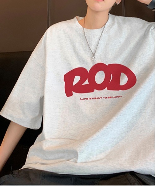 Evo+Revo(エボレボ)の「1枚で着ても”キマる”Tシャツ ロゴプリント オーバーサイズTシャツ / ユニセックス(Tシャツ/カットソー・メンズ・杢グレー/ホワイト/ブラック・M/L/XL)」の5枚目の写真