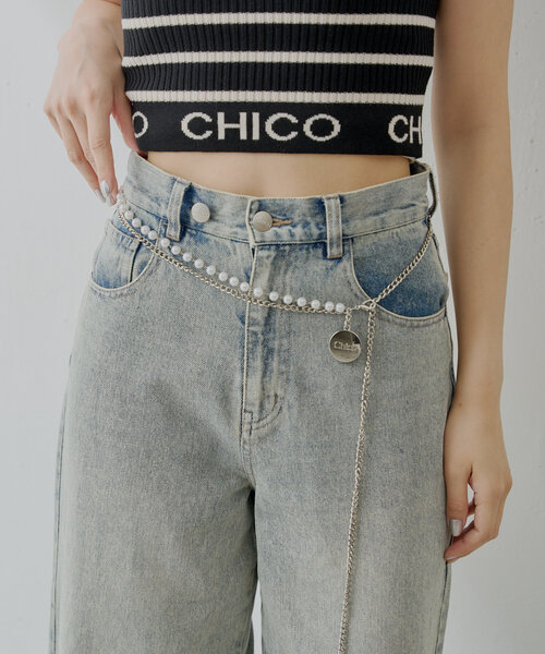 Chico(チコ)の「パールチェーンベルト(ベルト・レディース・ゴールド/シルバー・FREE)」の2枚目の写真