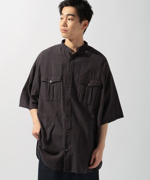 Make Stuff '25] erinkoこなれバンドカラーシャツ | [公式