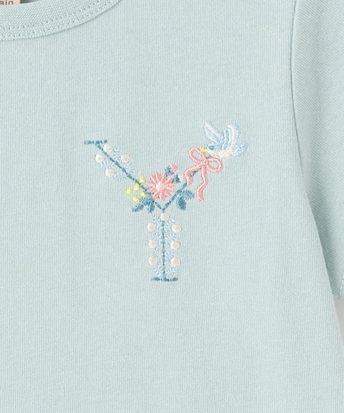 petit main（プティマイン）の「【プティプラ】アルファベットTシャツ（Tシャツ/カットソー・キッズ・ホワイト系/ブルー/ライトピンク/エメラルド/スモークピンク/ブラック/イエロー・100cm/80ｃｍ/90cm/110cm/130cm/120cm）」の17枚目の写真