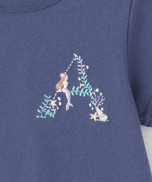 petit main（プティマイン）の「【プティプラ】アルファベットTシャツ（Tシャツ/カットソー・キッズ・ホワイト系/ブルー/ライトピンク/エメラルド/スモークピンク/ブラック/イエロー・100cm/80ｃｍ/90cm/110cm/130cm/120cm）」の19枚目の写真