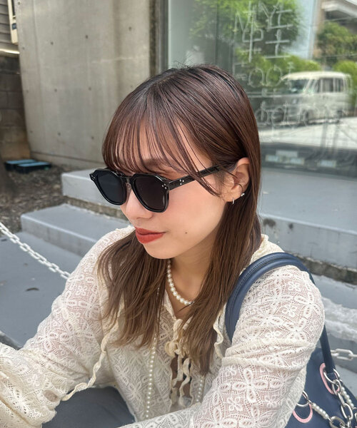 CIAOPANIC（チャオパニック）の「ウェリントンサングラス（サングラス・レディース・ブラウン/グリーン/ブラック・FREE）」の7枚目の写真