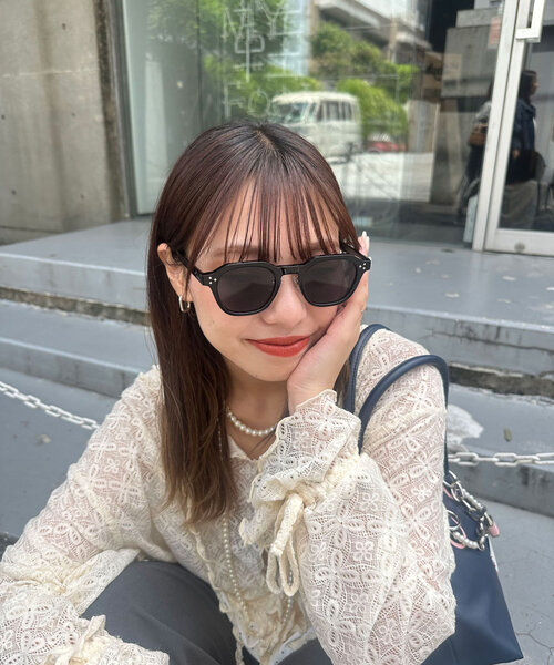 CIAOPANIC（チャオパニック）の「ウェリントンサングラス（サングラス・レディース・ブラウン/グリーン/ブラック・FREE）」の9枚目の写真