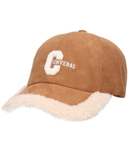 CONVERSE(コンバース)の「converse/コンバース CNL SUEDE &BOA 6P CAP(キャップ・レディース・ライトベージュ/ブラック/ブラウン・ONE SIZE)」の1枚目の写真