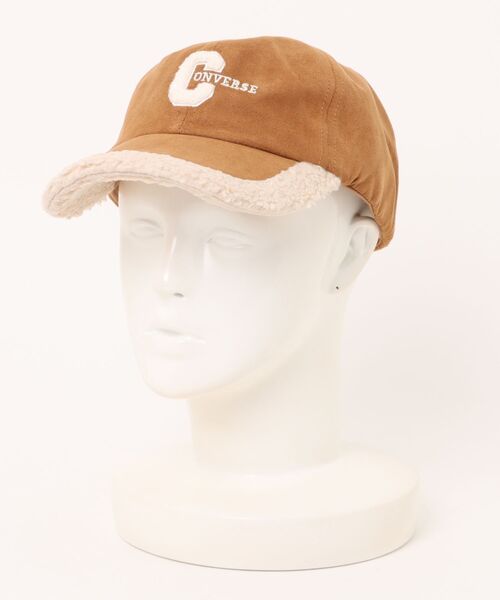 CONVERSE(コンバース)の「converse/コンバース CNL SUEDE &BOA 6P CAP(キャップ・レディース・ライトベージュ/ブラック/ブラウン・ONE SIZE)」の9枚目の写真