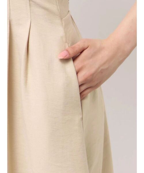 LAGUNAMOON(ラグナムーン)の「【追加生産/新色追加】フロントZIPウエストタックワンピース(ワンピース・レディース・ベージュ/サーモンピンク/ブラック・MEDIUM/SMALL)」の14枚目の写真