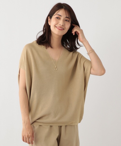 FOUND GOOD(ファウンドグッド)の「コクーンニット(ニット/セーター・レディース・ベージュ/ブラック/ホワイト系5/パープル系2・L/M)」の16枚目の写真