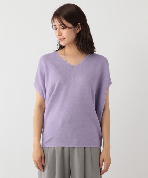 FOUND GOOD(ファウンドグッド)の「コクーンニット(ニット/セーター・レディース・ベージュ/ブラック/ホワイト系5/パープル系2・L/M)」の10枚目の写真