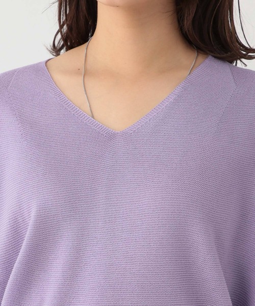 FOUND GOOD(ファウンドグッド)の「コクーンニット(ニット/セーター・レディース・ベージュ/ブラック/ホワイト系5/パープル系2・L/M)」の13枚目の写真