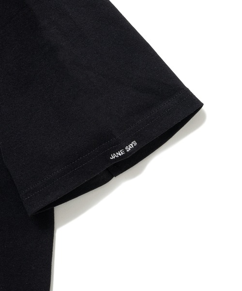 JANE & THE HEARTBREAKERS（ジェーンアンドザハートブレイカーズ）の「S/S PRINTED T-SHIRT "Lou"（Tシャツ/カットソー・メンズ・ブラック・XS/S/M/L/XL）」の2枚目の写真