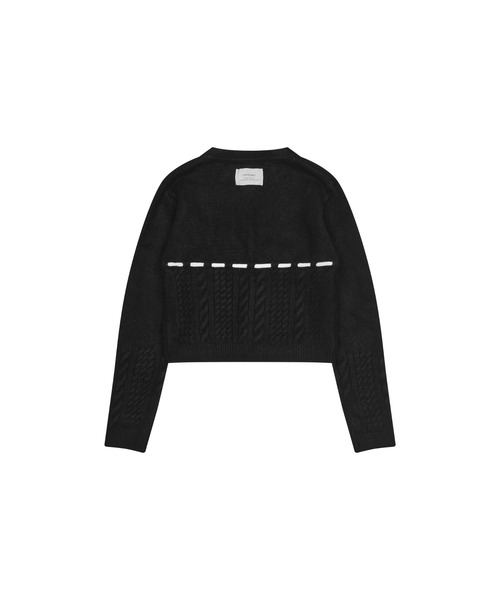LARTIGENT(ラーティゼン)の「L14 COTTON CANDY CARDIGAN(カーディガン/ボレロ・レディース・ピンク/ブラック・FREE)」の12枚目の写真