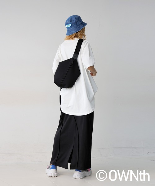 antiqua（アンティカ）の「裏毛リンキング切り替えデザインスカート（スカート・レディース・ブラック/グレー・ONESIZE）」の8枚目の写真