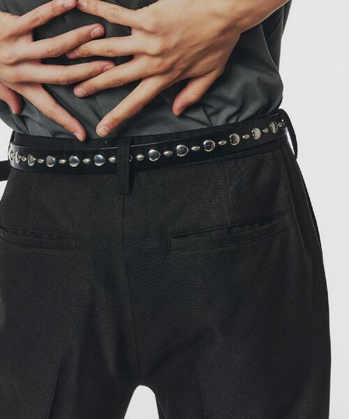 tk.TAKEO KIKUCHI（ティーケータケオキクチ）の「スタッズベルト（ベルト・メンズ・ブラック系/ブラック・00）」の9枚目の写真