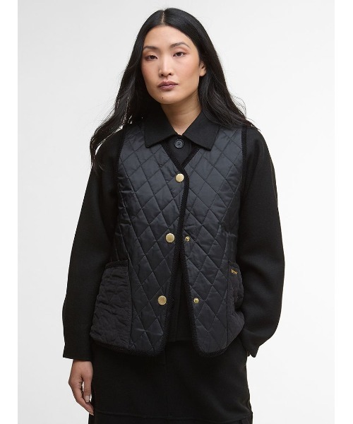 Enid キルティング ベスト（レディース）（テーラードジャケット