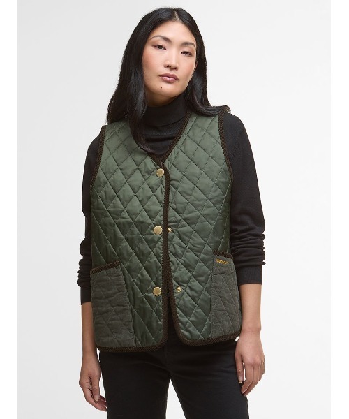 Barbour キルティングベスト サイズ8 Enid キルティング ベスト（レディース）（テーラードジャケット