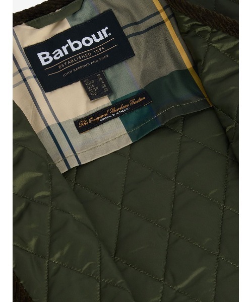 Barbour(バブアー)の「Enid キルティング ベスト(レディース)(テーラードジャケット・レディース・オリーブ/ブラック・8/10)」の13枚目の写真