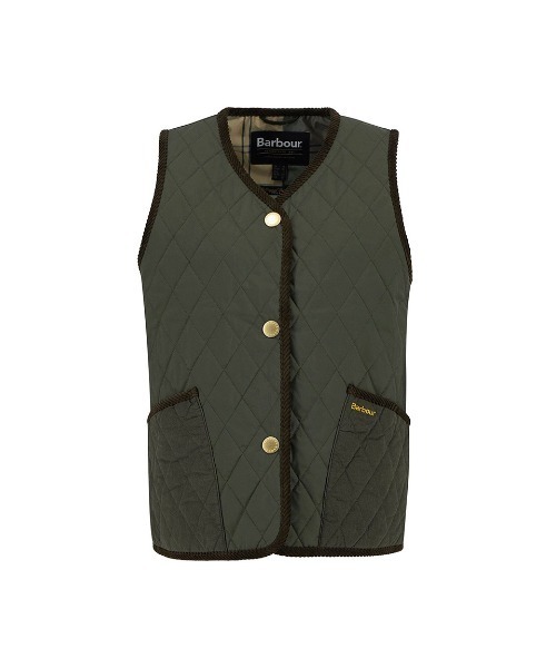 Barbour(バブアー)の「Enid キルティング ベスト(レディース)(テーラードジャケット・レディース・オリーブ/ブラック・8/10)」の19枚目の写真