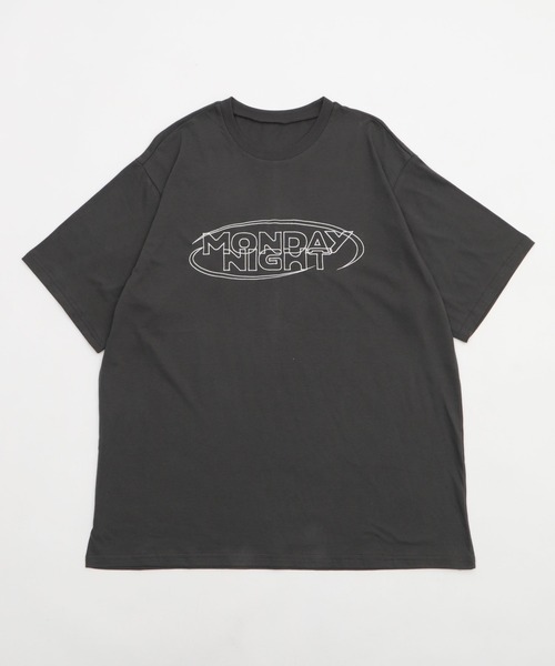Figments(フィグメンツ)の「MONDAY NIGHTロゴT(Tシャツ/カットソー・レディース・ピンク/チャコールグレー・FREE)」の19枚目の写真